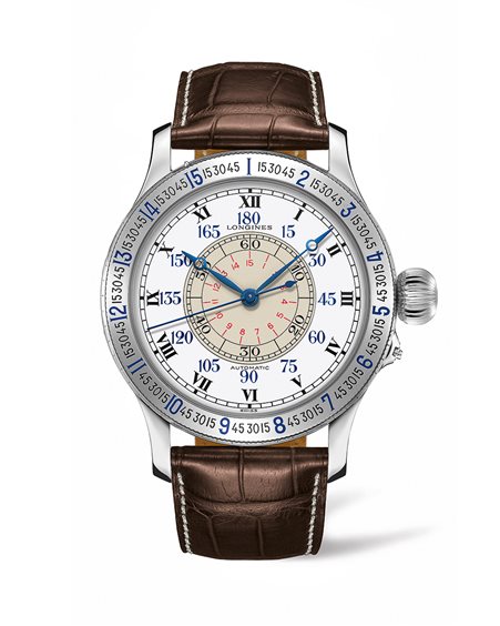 Orologio Longines Uomo Lindbergh in Acciaio L26784110 - L26784110